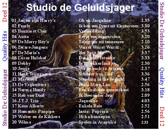 Quality Hits  Geluidsjager Deel 12 : Back